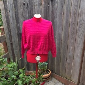 Magenta Women's Bold Pink Crew Neck Sweater